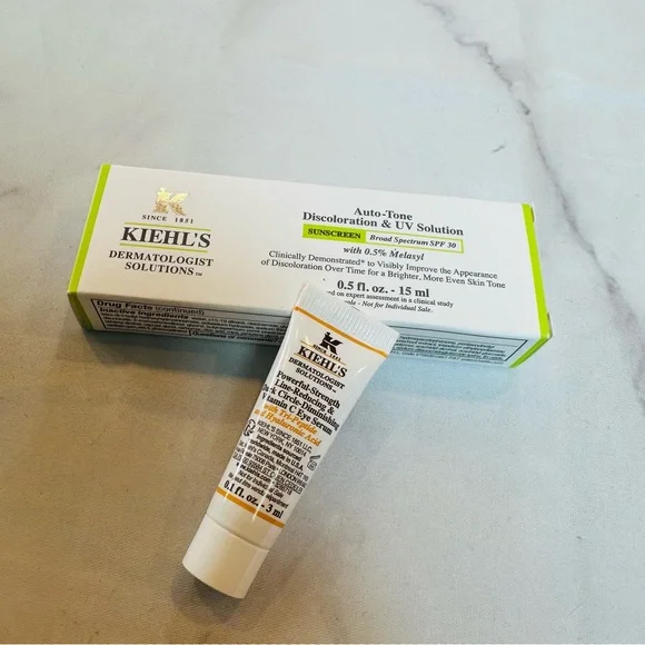 NWT Kiehl’s Rare Earth Pore Refining Tonic + 2 Samples (Eye Serum & Auto-Tone) - Picture 2 of 3